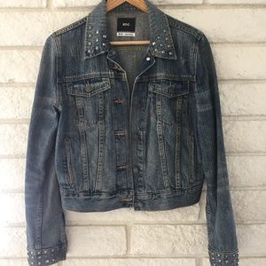 BDG Denim Jacket with metal detail